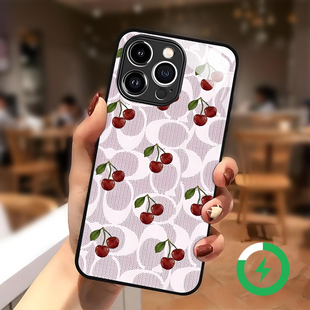 Cherry Luxury Pattern Phone Ca - Mini Pc Case 评论和价格