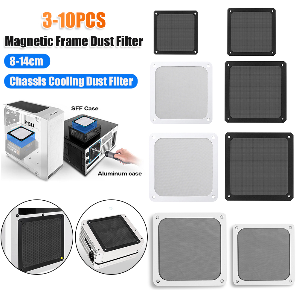 8-14cm PC Computer Case Coolin - Dust Filter Pc 评论和价格