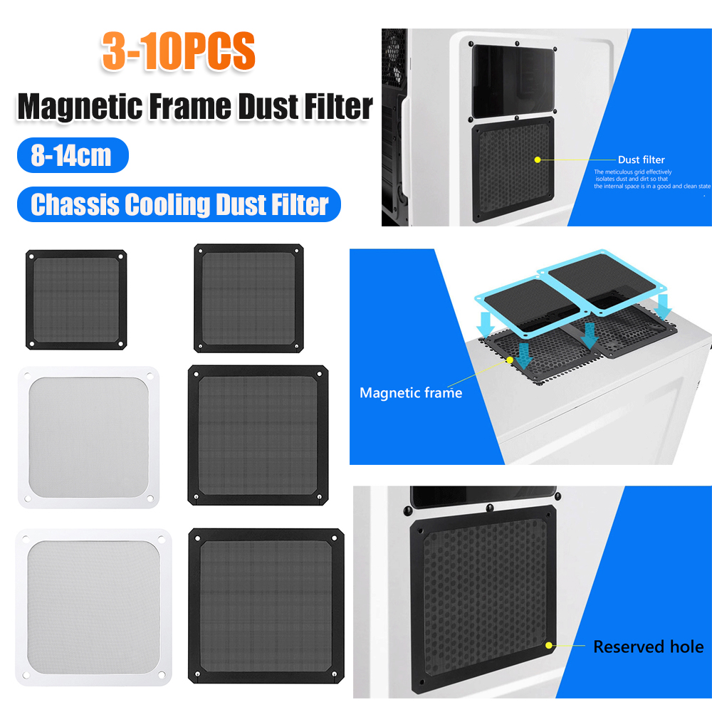 8-14cm PC Computer Case Coolin - Dust Filter Pc 评论和价格