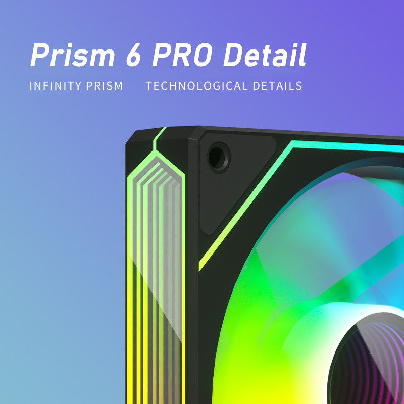 ZEZZIO PRISM 6 PRO 120mm  ARGB - Case Fan Controller 评论和价格